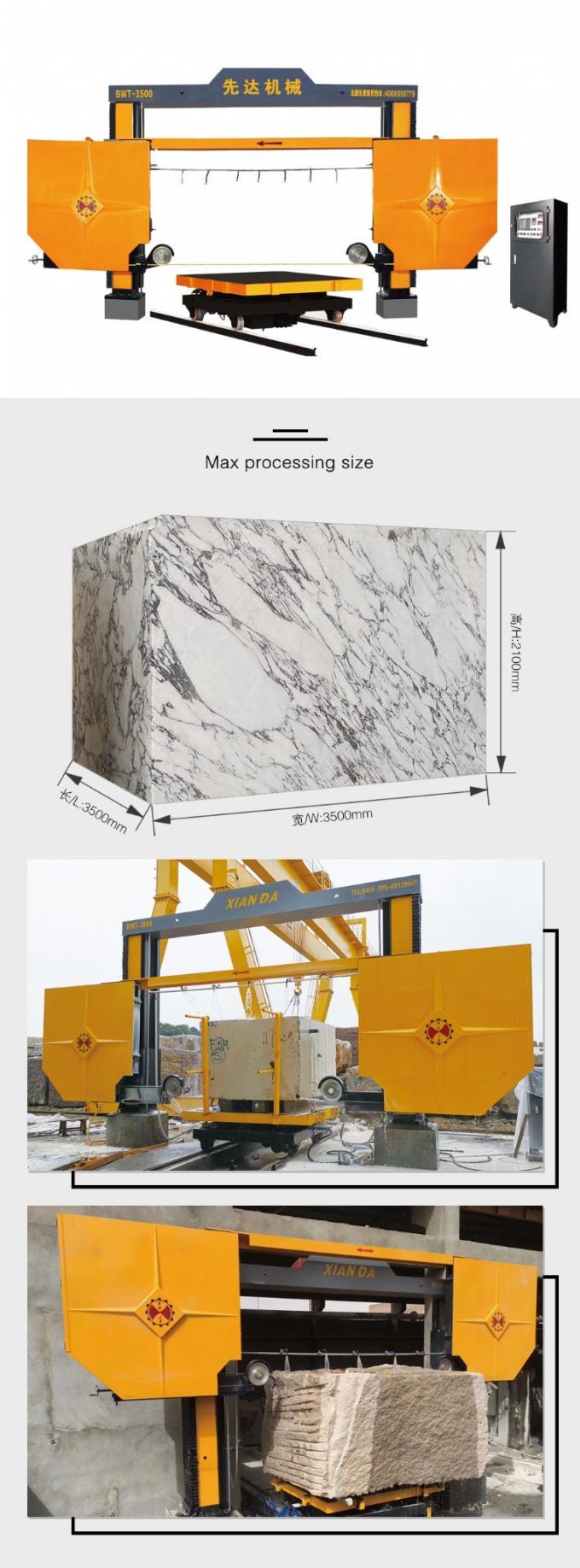 Đá hoa cương Block Dressing Dây kim cương, Máy cưa dây đá, Máy cưa dây kim cương, Cắt dây 0