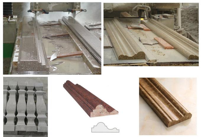 Máy cắt hồ sơ tự động kiểu giàn cho dây chuyền trang trí đá 0
