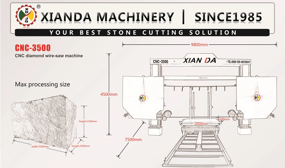 Máy cưa kim cương cao tốc để cắt vật liệu cứng 0