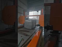 View GANTRY MOVABLE HEAVY DUTY DIAMOND WIRE SAW MACHINE IDEAL FOR CUTTING LARGE BLOCKS OF STONE Demo
