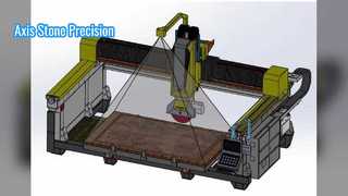 Máy cắt đá trục chính xác cho hình dạng phức tạp