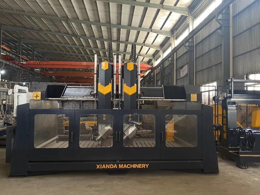 chất lượng  Xianda 4 Axis High Precision CNC Carving Machine With 0.02mm Positioning Accuracy And 5.5KW Spindle Power nhà máy sản xuất