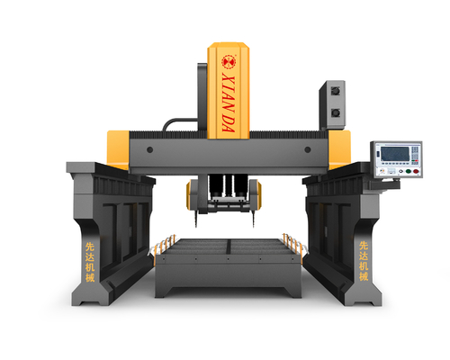 Máy phay cắt cầu dầm kép Hệ thống 3 trục Cnc
