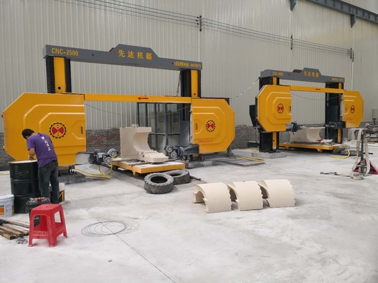 Máy cưa dây kim cương CNC được chứng nhận API tốc độ cao để cắt