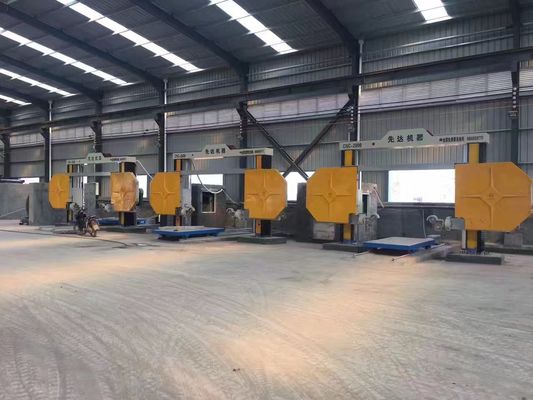 Máy cưa kim cương điều khiển CNC với độ chính xác cắt cao và liên kết bốn trục để cắt đá