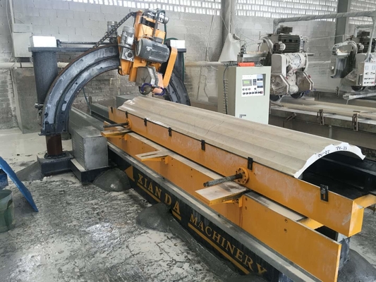 Máy cắt rãnh trụ La Mã tự động 7.5kw