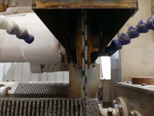 Máy cắt lan can hai chiếc Máy cắt đá PLC & CNC