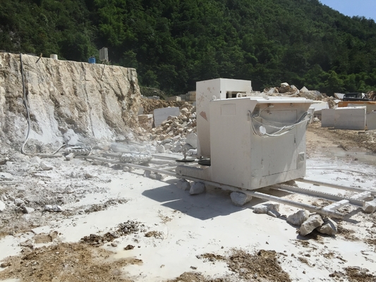 Máy cưa dây kim cương mỏ đá để cắt khối thạch anh đá granit