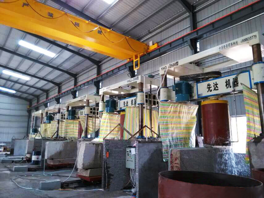 Máy cắt đá Gantry bốn xi lanh cho thanh cột