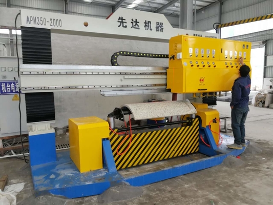 Máy đánh bóng sợi đá tròn CNC 1300mm Độ dài xử lý