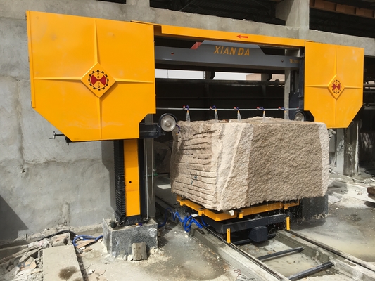 Đá kim cương dây cưa máy cho khối hình vuông và cắt slabs