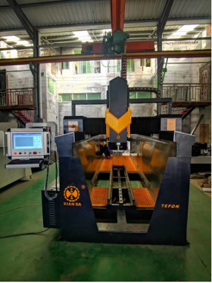 Máy khắc cột CNC 4 trục chính xác cao 7.5kw