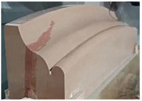 3 trục CNC cầu đệm đôi loại bốn Blade cắt và máy mài cho quy mô lớn đặc biệt hình dạng đá chế biến