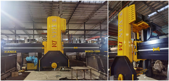 Máy cắt khối trung tâm bốn cột 57/67kw với đường kính lưỡi dao 2200-2800mm