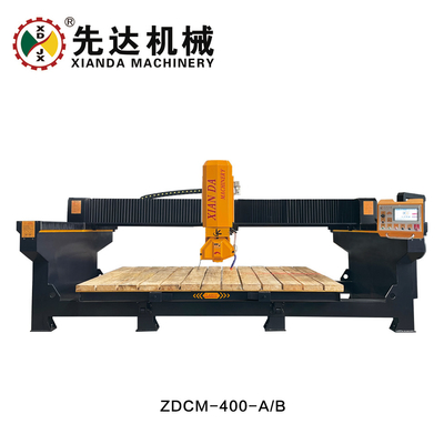 Máy cắt cầu khối đơn khối đường kính 300-400mm với góc nghiêng bàn làm việc 0-85 °