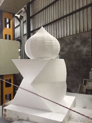 Tự động cắt đá cẩm thạch cắt đá kim cương dây cưa máy cho hình dạng 3D