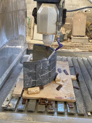 Thường chạy 4 trục Arc Slab Cột khắc máy