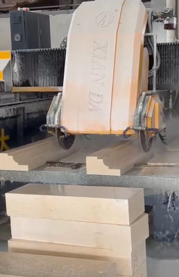 Rough Cutting và Fine Milling 3 trục máy cắt đá tuyến tính cho hàng rào vuông
