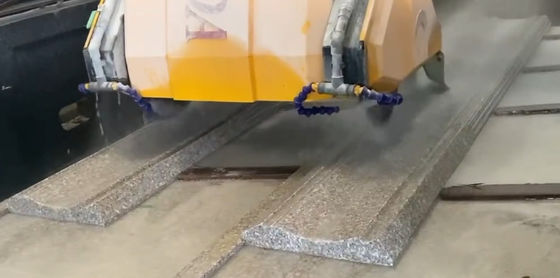 Rough Cutting và Fine Milling 3 trục máy cắt đá tuyến tính cho hàng rào vuông