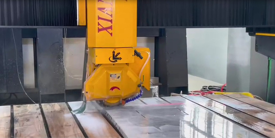 Hệ thống liên kết 4 trục CNC máy cắt cầu tự động