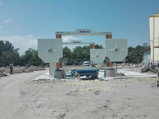 Máy cưa kim cương CNC để tạo hồ sơ và dán khối
