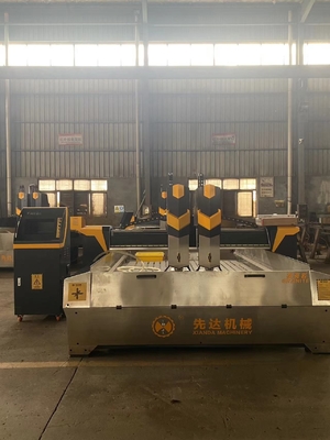 Chi tiết 3 trục 15m/min Tốc độ không khí Máy khắc đá CNC