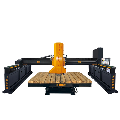 Speed Stone Slab Bridge Cutting Machine với bàn làm việc 0-90°/0-360° Và dao 300-400mm
