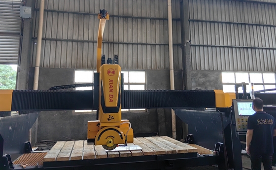 Máy cắt cầu 5 trục cho các đường hình tùy ý hình quạt hình tấm rửa bồn rửa và hình đặc biệt