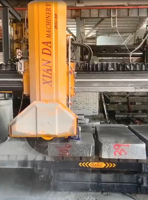 Tiêu thụ nước 3m3/h Máy cắt đá Xianda cho cắt chính xác