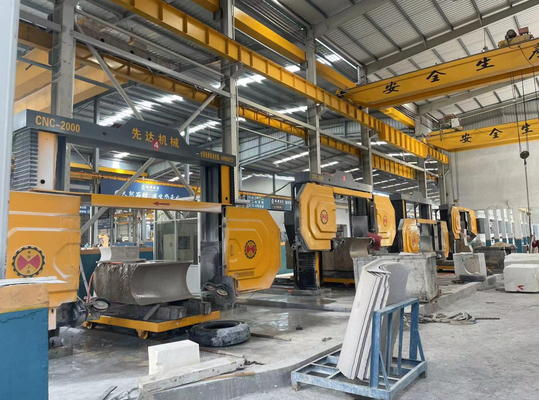 Tốc độ cao CNC kim cương dây cưa máy CNC-2000/2500/3000 cho các hình dạng đặc biệt, thanh cột