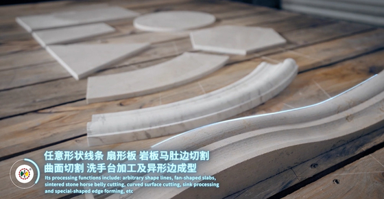 Xianda Trung tâm gia công máy tính đa chức năng CNC của Ý 5 trục Bridge Saw Stone Cutting Machine