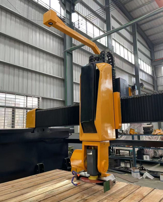 5 trục CNC Bridge Saw Machine For Marble Kitchen Countertop With Italy Esa Hệ thống tự động Chương trình Phần mềm cắt đá
