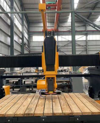 5 trục CNC Bridge Saw Machine For Marble Kitchen Countertop With Italy Esa Hệ thống tự động Chương trình Phần mềm cắt đá