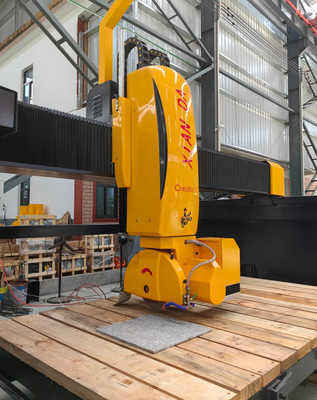 Hệ thống Ý 5 trục CNC Bridge Saw Milling Machinery Nhà bếp Thủy rửa mặt Bàn đặc biệt hình dạng