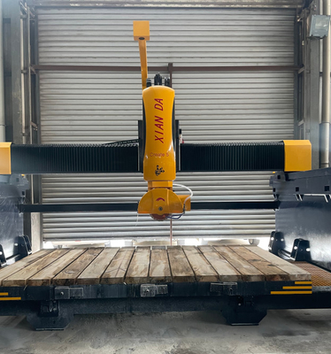 5 + 1 trục CNC Stone Bridge Saw Machine With Milling Cutter To Cut Countertops Marble Granite Quartz Staircase