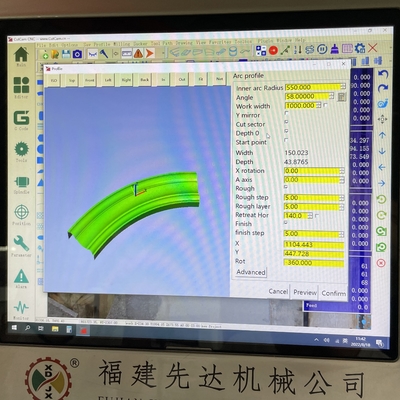 Chiết xuất chính xác với máy cắt đá 5 trục và đường nâng tối đa 500mm