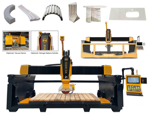 Máy cắt đá cầu 5 trục Giải pháp chuyên nghiệp cho Đá Granite và Đá Cẩm Thạch