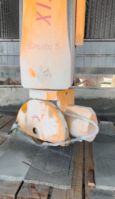 Máy cắt đá cầu 5 trục CNC để cắt và tạo hình đá granite & marble