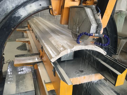 Automatic Roman-Pillar Slot Cutting Machine with 50Hz Frequency 1200*3500 Trolley Size and 20 Feet Container Transport Package