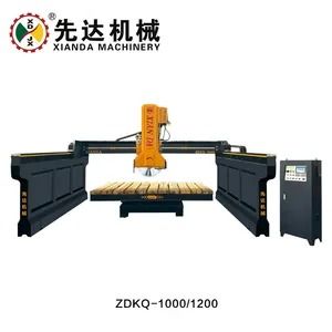 Máy cắt cầu khối giữa hồng ngoại với bàn làm việc 3200*2000mm, nghiêng 0-85° và xoay 0-90° cho đá granite & đá cẩm thạch