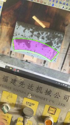 Tự động thông minh Monoblock 5 trục CNC Bridge Saw Cutting Machine cho Granite Marble Quartz với 3400 * 2000 * 180mm Max Processing Size 15kw Motor 380V Power