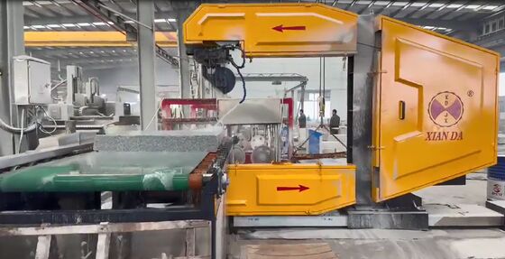 Vertical CNC Wire Saw Machine For Curved Curbstone