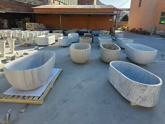 Trung tâm gia công CNC 5+1 trục cho điêu khắc 3D đá granite, đá cẩm thạch, bồn tắm