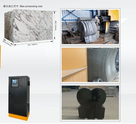 Máy cưa dây kim cương CNC 4 trục nhỏ gọn để tạo hồ sơ đá granit đá cẩm thạch - Máy cắt đá nhỏ có chứng chỉ CE