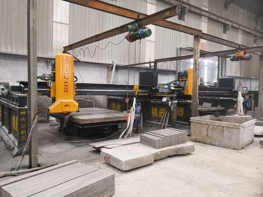 Máy cắt đá PLC Infrared Bridge Saw Laser, phù hợp với chế biến đá cẩm thạch và đá granit quy mô lớn