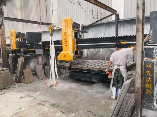 Máy cắt đá PLC Infrared Bridge Saw Laser, phù hợp với chế biến đá cẩm thạch và đá granit quy mô lớn