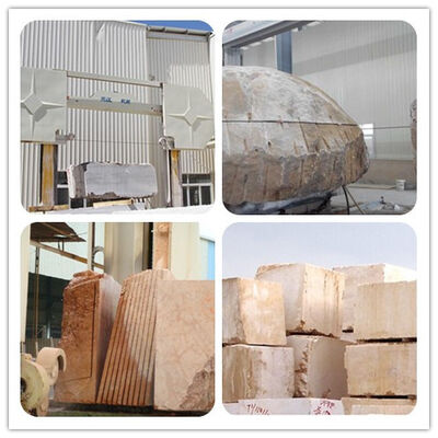 Máy cưa dây kim cương điều khiển bằng PLC với ổ trục đồng bộ cho 3000 × 3000 × 1500 mm Phân khối đá cẩm thạch và đá granit