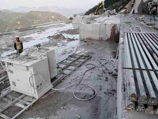 Máy cưa dây kim cương tự động điều khiển CNC để cắt đá có độ chính xác cao