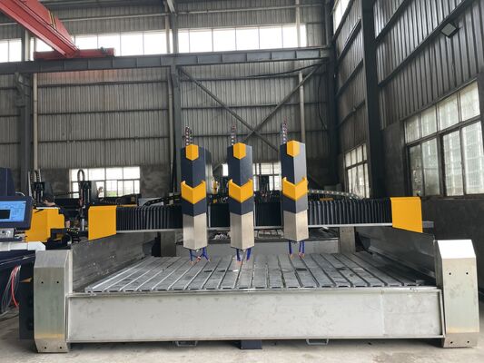 Máy khắc đá CNC với độ chính xác 0.02mm, tốc độ gió 15m/phút, Nguồn điện: Điện cho khắc chính xác