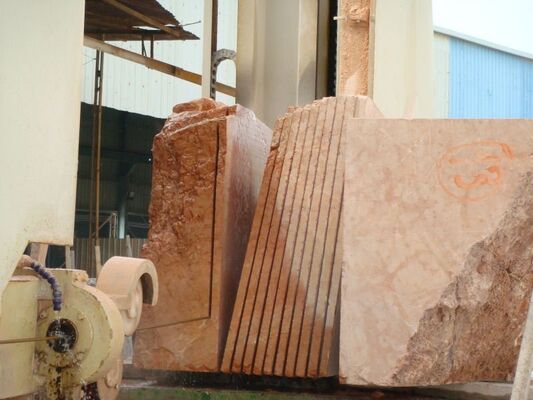 Máy cưa dây kim cương điều khiển bằng PLC với ổ trục đồng bộ cho 3000 × 3000 × 1500 mm Phân khối đá cẩm thạch và đá granit